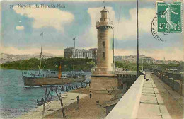 13 - Marseille - Le Phare Sainte Marie - Animée - Colorisée - Oblitération Ronde De 1908 - Etat Léger Pli Visible - CPA  - Non Classés