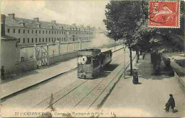 50 - Cherbourg - Caserne Des Equipages De La Flotte - Animée - Tramway - CPA - Voir Scans Recto-Verso - Cherbourg