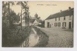 SOUPOIGNE - LOUPOIGNE : L'Eglise Et Le Moulin - Environs De Genappe (z3817) - Genappe