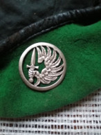 UN BERET VERT DE LA LEGION ETRANGERE DES PARACHUTISTES - Headpieces, Headdresses