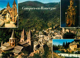 12 - Conques En Rouergue - Multivues - CPM - Voir Scans Recto-Verso - Andere & Zonder Classificatie