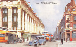 R333290 Oxford Street And Selfridges. London. Art Colour. E. W. H. Valentines. E - Andere & Zonder Classificatie