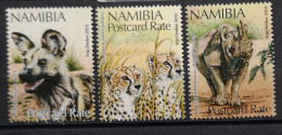 Namibia 2010 Wildtiere Mi 1326/35** Nur Die 3v Säuger Im Angebot - Namibia (1990- ...)