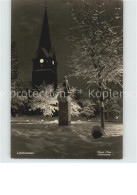 72412766 Lillehammer Denkmal Kirche Im Winter Nachtaufnahme Lillehammer - Norvège