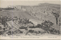 X123186 AFRIQUE DU NORD ALGERIE CONSTANTINE VUE GENERALE PRISE DE LA ROUTE DE SETIF - Konstantinopel