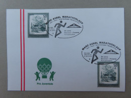 Österreich Pro Juventute - Mit Sonderstempel 6. 9. 1985 Bruck An Der Leitha, Marc Aurel Marathonlauf (Nr.1604) - Other & Unclassified