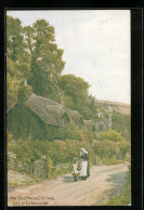 Künstler-AK A. R. Quinton: Lee Nr. Ilfracombe, The Old Maids Cottage  - Other & Unclassified