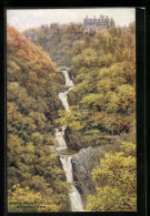 Künstler-AK A. R. Quinton: Mynach Falls, Devil`s Bridge Nr. Aberystwyth  - Other & Unclassified