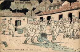 CPA Französische Soldaten, Eimer Mit Vornamen, Soldatenleben - Andere & Zonder Classificatie