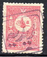 3108.TURKEY 1901 20p.ZEYDIYE/ZABIT POSTMARK R. - Jemen