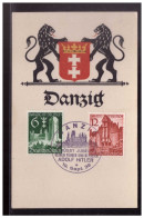 Dt- Reich (024177) Propaganda AK Danzig Grüßt Jubeld Seinen Führer Und Befreier A. Hitler Mit SST Vom 19.9.1939 - Oorlog 1939-45