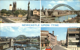72404934 Newcastle Upon Tyne Haymarket Monument River Tyne From Gateshead Univer - Otros & Sin Clasificación