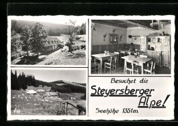 AK Kirchberg Am Wechsel, Gasthaus Steyersberger Alpe, Aussen- Und Innenansichten  - Other & Unclassified