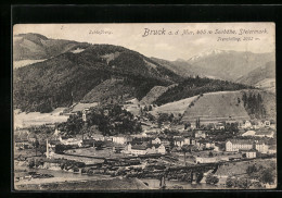 AK Bruck A. D. Mur /Steiermark, Teilansicht Mit Schlossberg Und Trenchtling  - Sonstige & Ohne Zuordnung