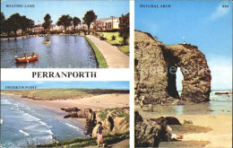 72393823 Perranporth Boating Lake Droskyn Point Natural Arch Coast Beach  - Andere & Zonder Classificatie