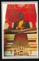 Carton 10.5 X 15 Thaïlande (145)  AYUDHYA (ancienne Capitale Su Siam)  Bouddha De Bronze Assis - Thaïland