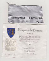 Etiquette Et Partie De Capsule HOSPICES DE BEAUNE " POUILLY FUISSE 2012 - Cuvée Françoise Poissard " (2445)_ev638 - Bourgogne