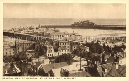 72474753 Guernsey Channel Islands General View Of Harbour St Peters Port Guernse - Autres & Non Classés