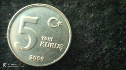 TÜRKİYE-2006--       -5      KURUŞ            VF - Turchia