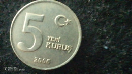 TÜRKİYE-2006--       -5      KURUŞ            VF - Türkei