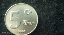 TÜRKİYE-2006--       -5      KURUŞ            VF - Turquie