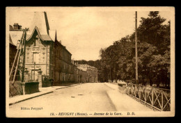 55 - REVIGNY-SUR-ORNAIN - AVENUE DE LA GARE - EDITEUR POUPART - Revigny Sur Ornain