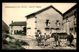 55 - MONTBLAINVILLE - FACTEUR RUE DE L'EGLISE - EDITEUR  FOUQUE - Andere & Zonder Classificatie