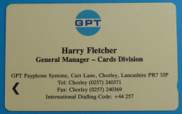 UK - Great Britain - GPT Mercurycard - GPT023 - Business Card - Harry Fletcher - Specimen - Emissioni Imprese