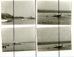 10 PHOTOGRAPHIES . LYON BRON . Aéroport. Avion , Avions, Hangard , Air Inter ,ancienne Voiture - Plaatsen