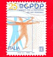 ITALIA - Usato - 2022 - 25 Anni Del Garante Per La Protezione Dei Dati Personali – GPDP - Logo - B - 2021-...: Used