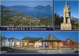 72458908 Kabelvag Denkmal Fliegeraufnahme Norwegen - Norway