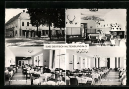 AK Bad Deutsch-Altenburg /N.-Ö., Altes Kurhaus, Innenansichten Bauernstüberl Und Kleiner Speisesaal  - Autres & Non Classés