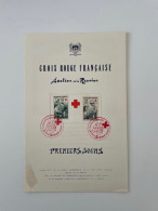 Feuillet Croix Rouge Section De La Reunion Feuillet 356 - Sonstige & Ohne Zuordnung