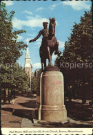 72456705 Boston_Massachusetts Paul Revere Mall Old North Church - Other & Unclassified
