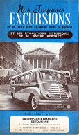 Nos Joyeuses EXCURSIONS 1954 (Autocar, Autobus, Traction Avant) (1064)_rl43 - Programme