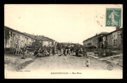 55 - HANONVILLE-SOUS-LES-COTES - RUE BASSE - EDITEUR DAUDIER - Autres & Non Classés