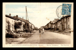 55 - HANONVILLE-SOUS-LES-COTES - ROUTE NATIONALE - EDITEUR DUVIVIER - Otros & Sin Clasificación