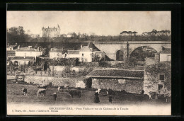 CPA Rocheservière, Pont Viaduc Et Vue Du Château De La Touche  - Autres & Non Classés