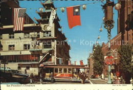 72451053 San_Francisco_California Chinatown Strassenbahn - Andere & Zonder Classificatie