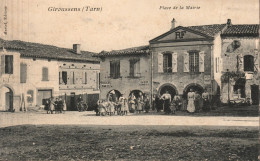 GIROUSSENS - Place De La Mairie - Otros & Sin Clasificación
