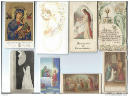 Images Religieuses  Lot 8 Images Pieuses 01 - Devotion Images