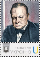 Ukraine 2023, England History, Politician, Writer Winston Churchill, Art, 1v - Ukraine