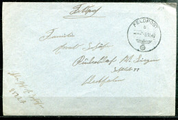 ALLEMAGNE - 8.10.40 - Feldpost Nummer 85227 - Feldpost World War II