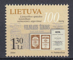 LITHUANIA 2004 Printing In Latin MNH(**) Mi 846 #Lt1008 - Lithuania