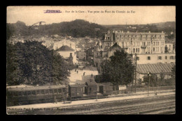 88 - EPINAL - RUE DE LA GARE - VUE PRISE DU PONT DE CHEMIN DE FER - Epinal