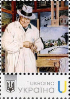 Ukraine 2022, England History, Politician, Writer Winston Churchill, Art, 1v - Ucrania