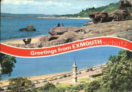72438011 Exmouth Devon Orcombe Point Sandy Bay Clock Tower Esplanade  - Other & Unclassified