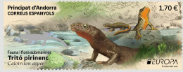 ANDORRA (Spain) 2024 Europa CEPT. Underwater Fauna & Flora - Fine Stamp MNH - Nuevos