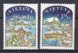 LITHUANIA 2003 Christmas MNH(**) Mi 830-831 #Lt1013 - Lituanie