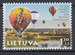 LITHUANIA 2003 Air Balloons MNH(**) Mi 826 #Lt1015 - Lituanie